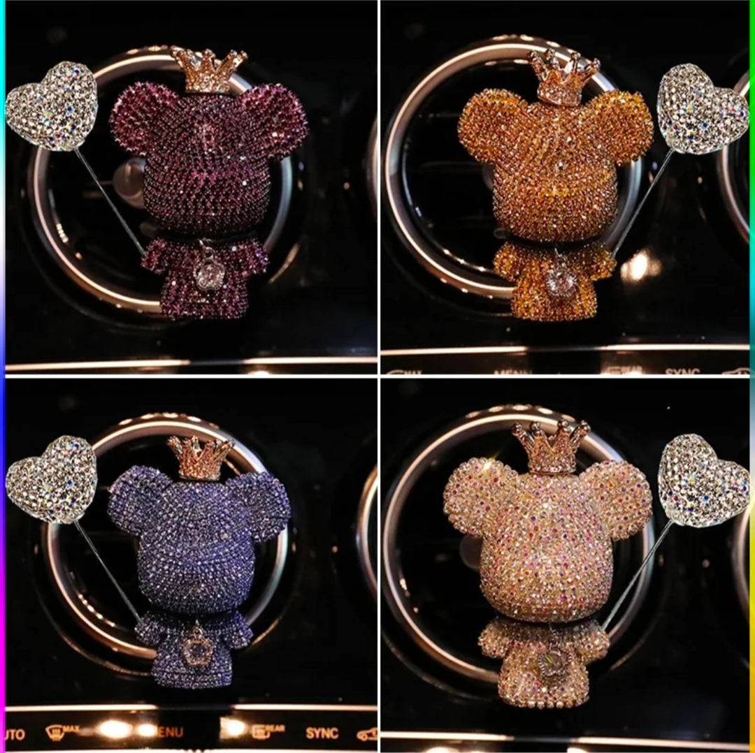 Imperfection At Its Best Bear Love Clip-On Car Freshener