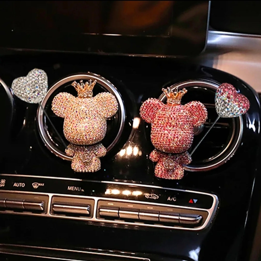 Imperfection At Its Best Bear Love Clip-On Car Freshener