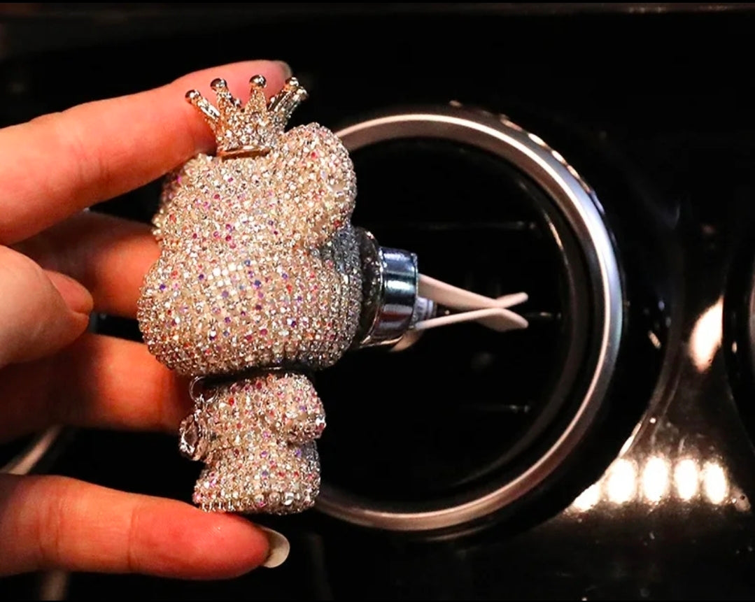 Imperfection At Its Best Bear Love Clip-On Car Freshener
