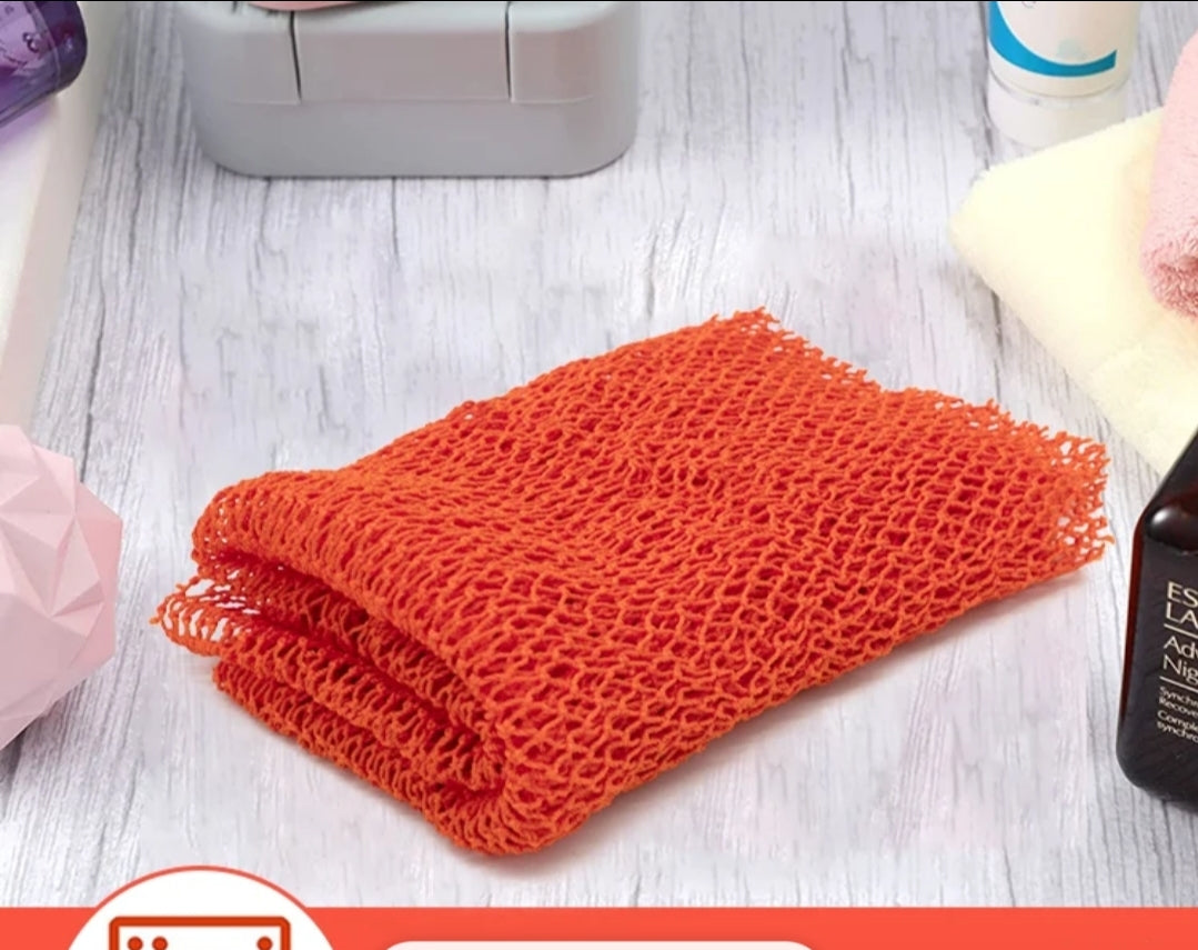 African Net Sponge – Authentic Exfoliating Mesh Bath Body Scrubber