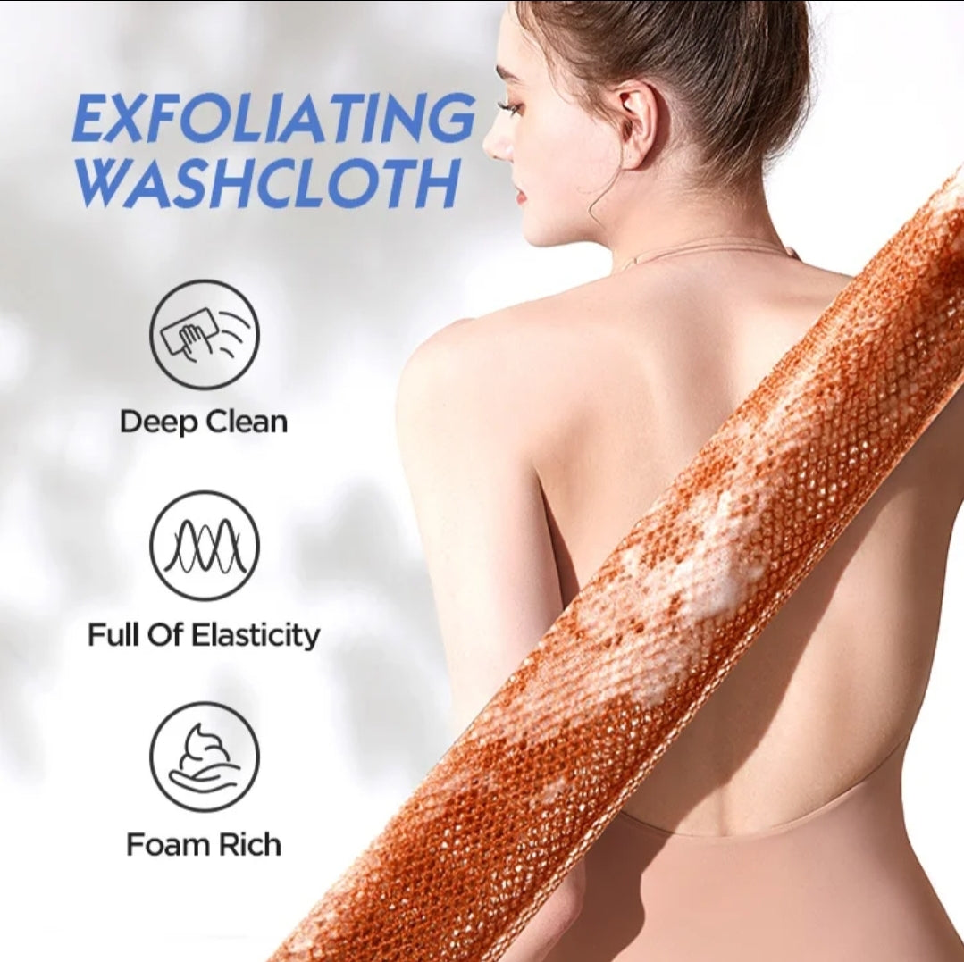 African Net Sponge – Authentic Exfoliating Mesh Bath Body Scrubber