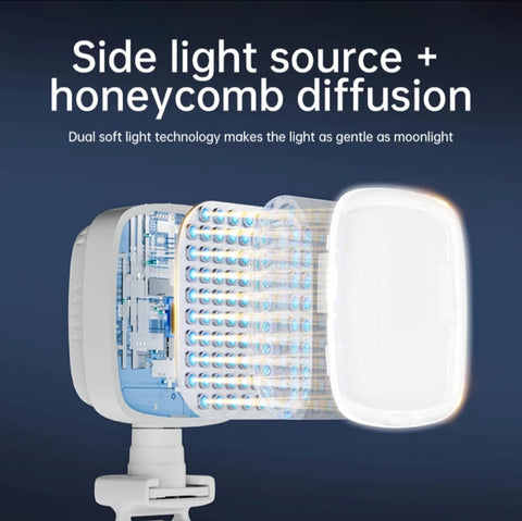 Compact Clip-On LED Light for Smartphones etc.
