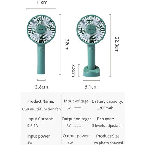 Imperfection At Its Best-Multi Function Portable Fan
