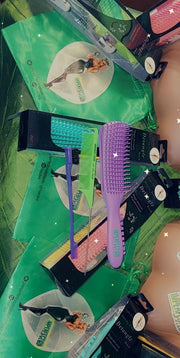 Imperfection At Its Best-Detangler Brush= Edge Brush and Rat-Tail Comb Set