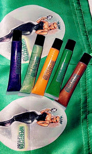 Wholesale Lip Gloss-5 piece set- Queen's Fat Squeeze Tube
